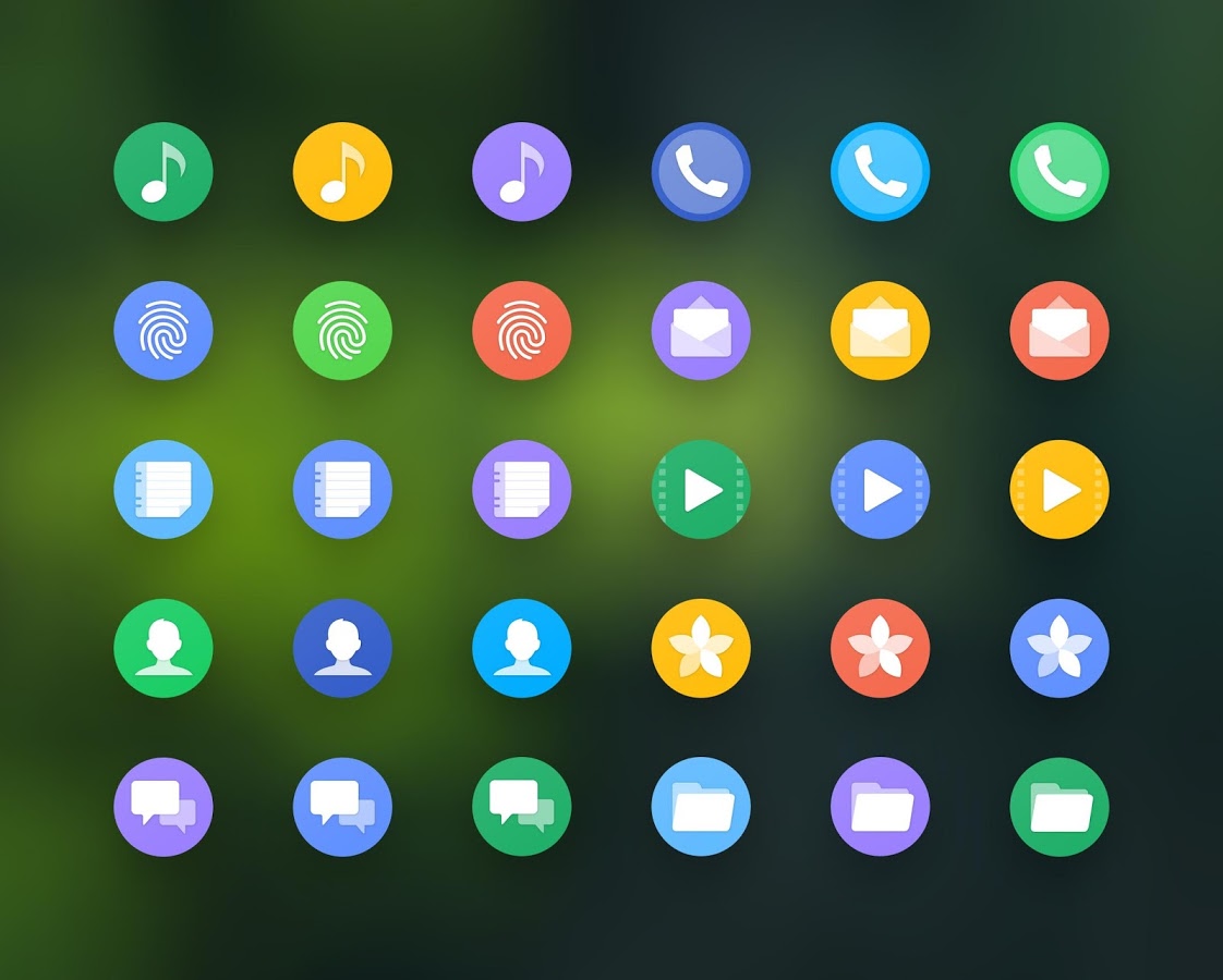 Colors icon pack