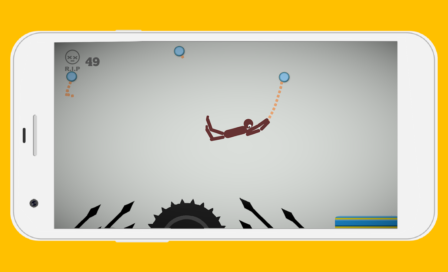 Stickman : Rope Escape