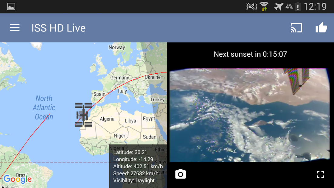 ISS HD Live: View Earth Live