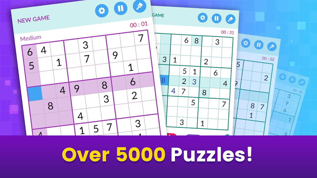 Sudoku Pro 5000+ Brain Training Puzzles for Adults