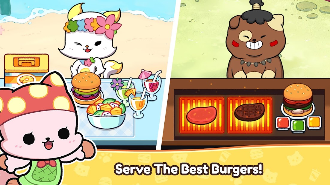 Burger Cats (free shopping)