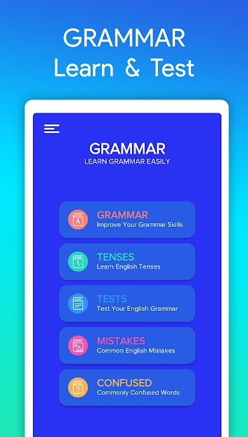 English Grammar: Learn & Test (mod)