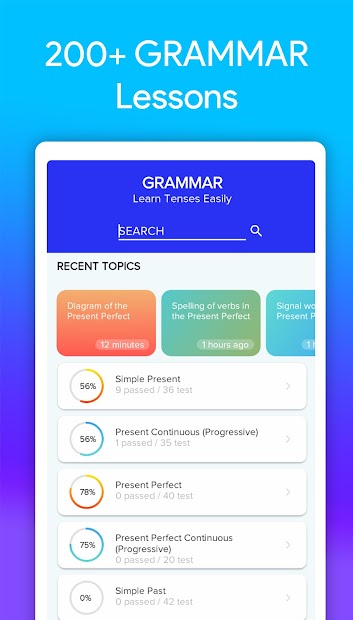 English Grammar: Learn & Test (mod)