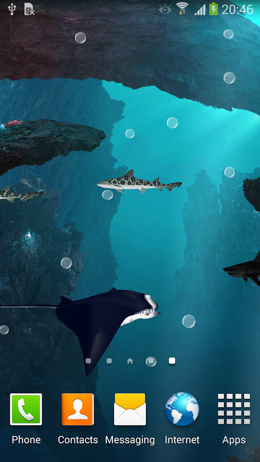 3D Sharks Live Wallpaper