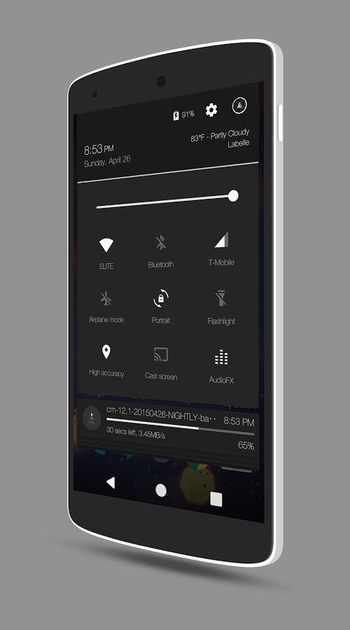 Carbon UI - CM12 Theme