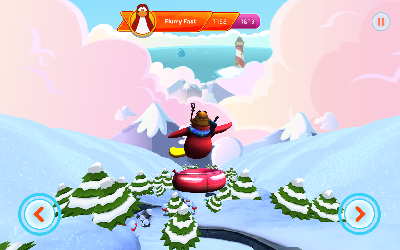 Download Club Penguin Sled Racer (mod) For Android | Club Penguin Sled  Racer (mod) APK | Appvn Android