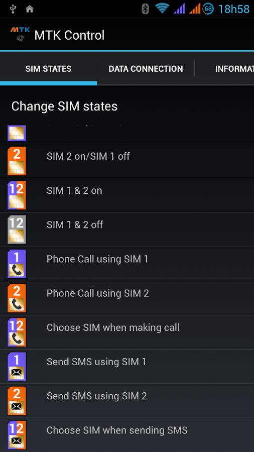 Dual Sim Control