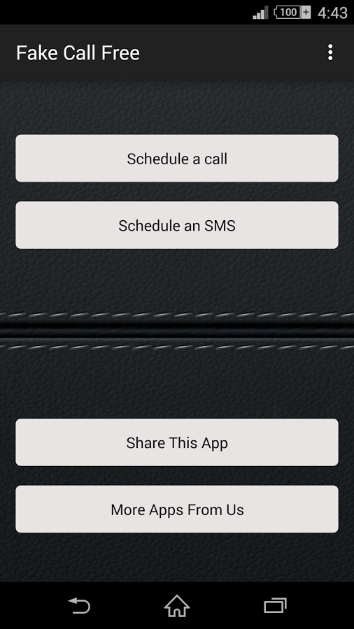 Fake Call app