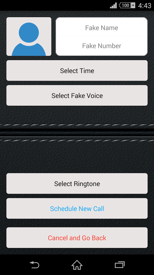 Fake Call app