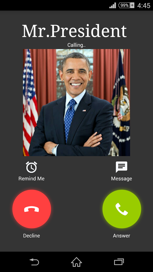 Fake Call app