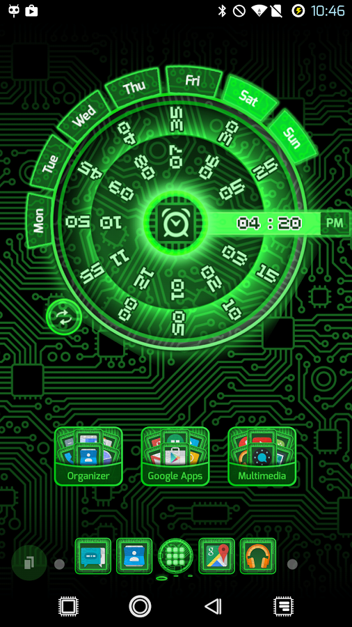 PCB Green ⁞ TSF Shell 3 Theme