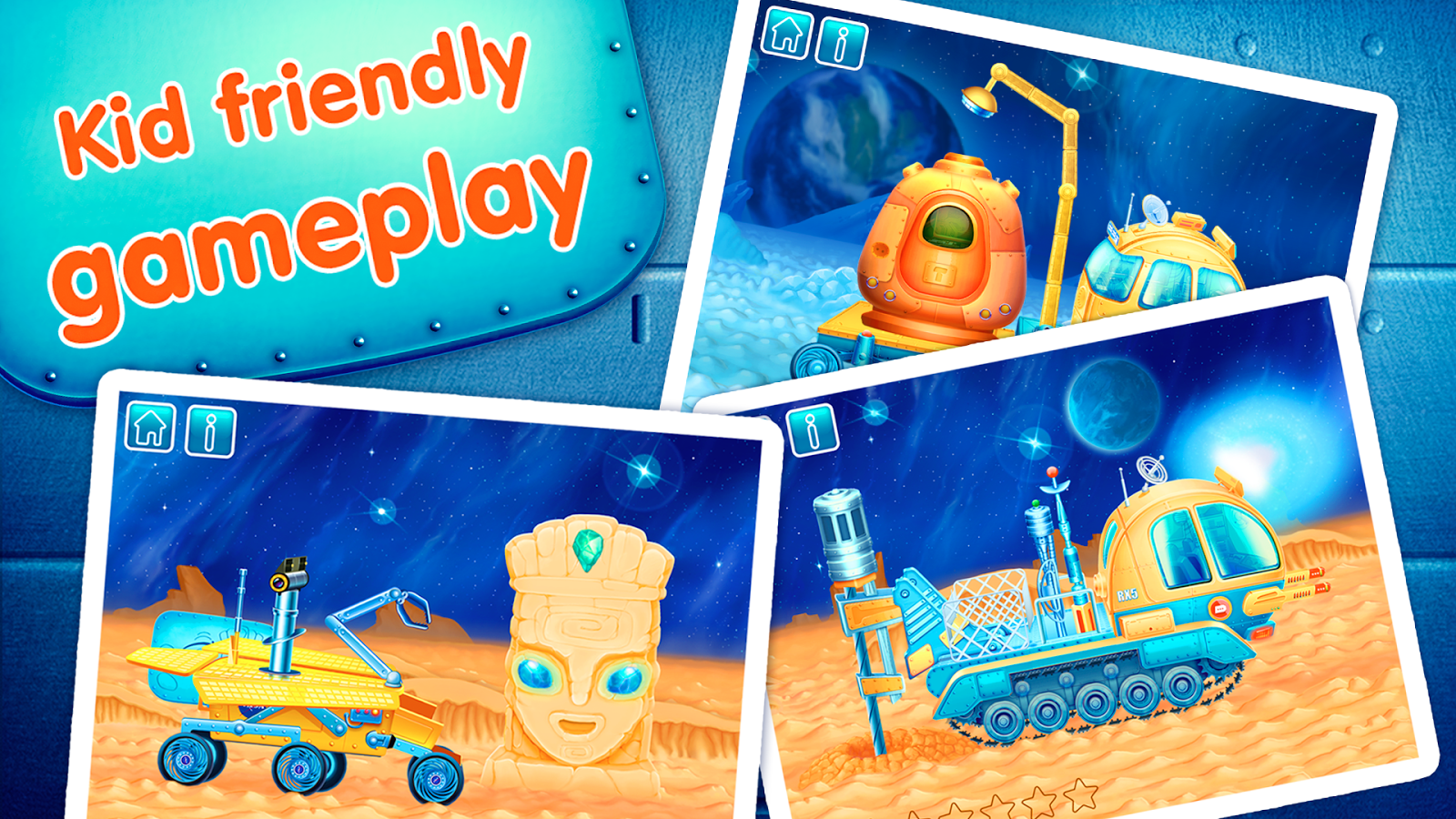 Space mission (app for kids)