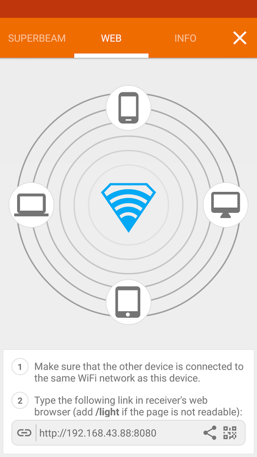 SuperBeam | WiFi Direct Share