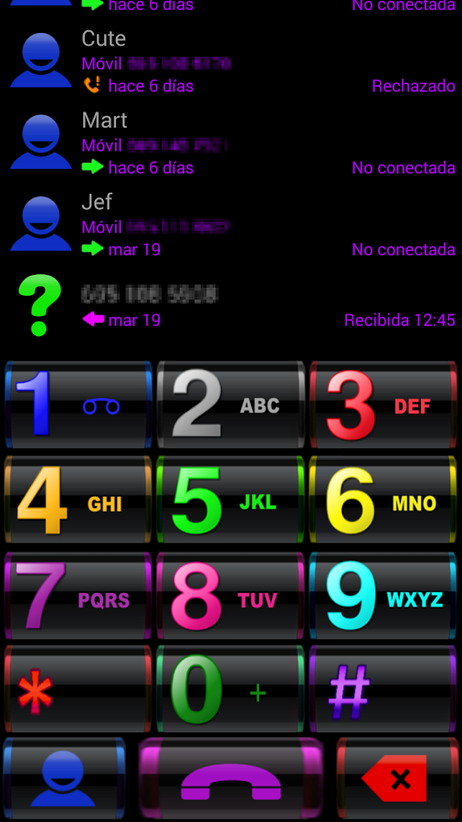THEME BLACK COLORS EXDIALER