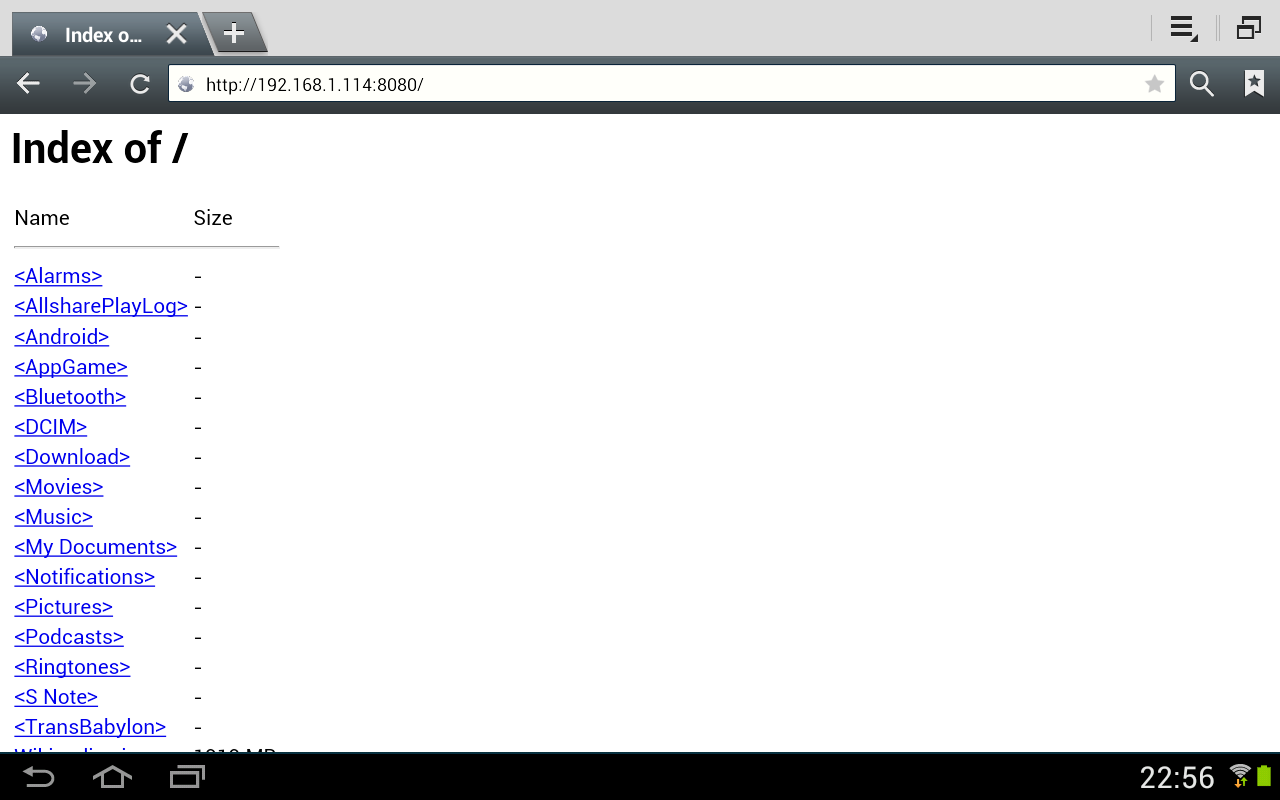 Tiny Web Server