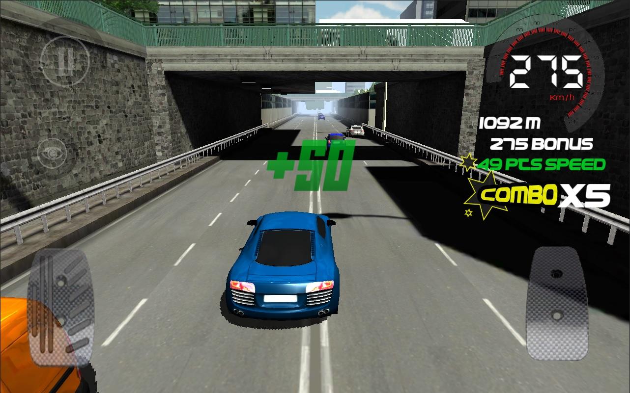 Traffic Clash: race in Paris (Mod Money)