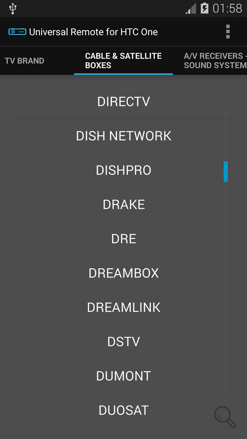 Universal Remote for HTC One