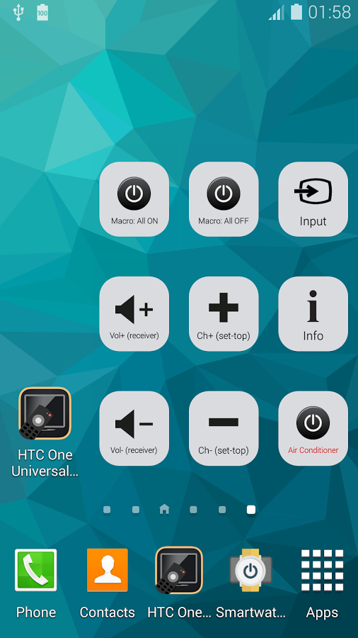Universal Remote for HTC One