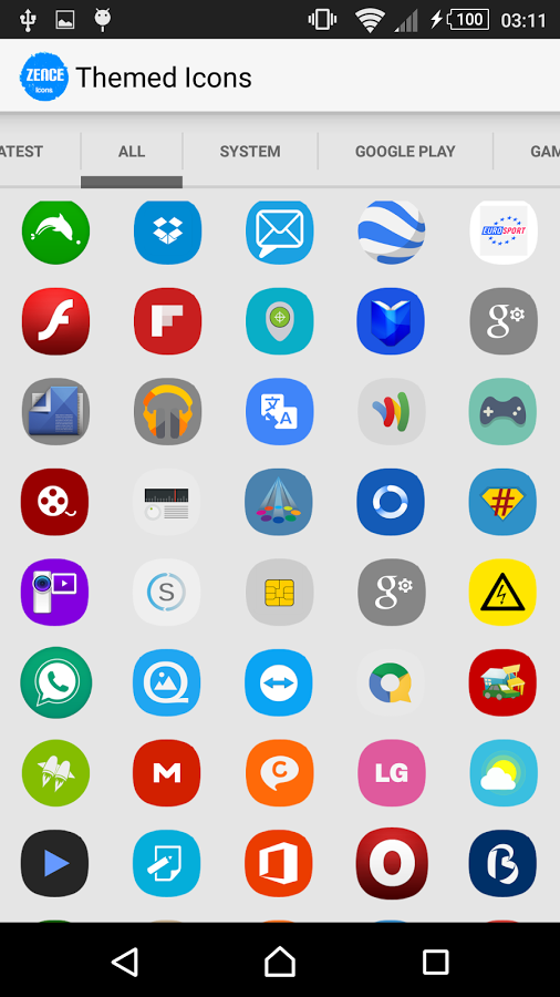 Zence - Launcher Theme Icons