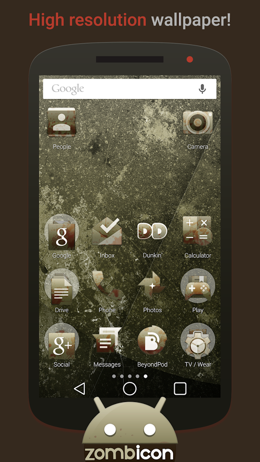 Zombie - Icon Pack Theme