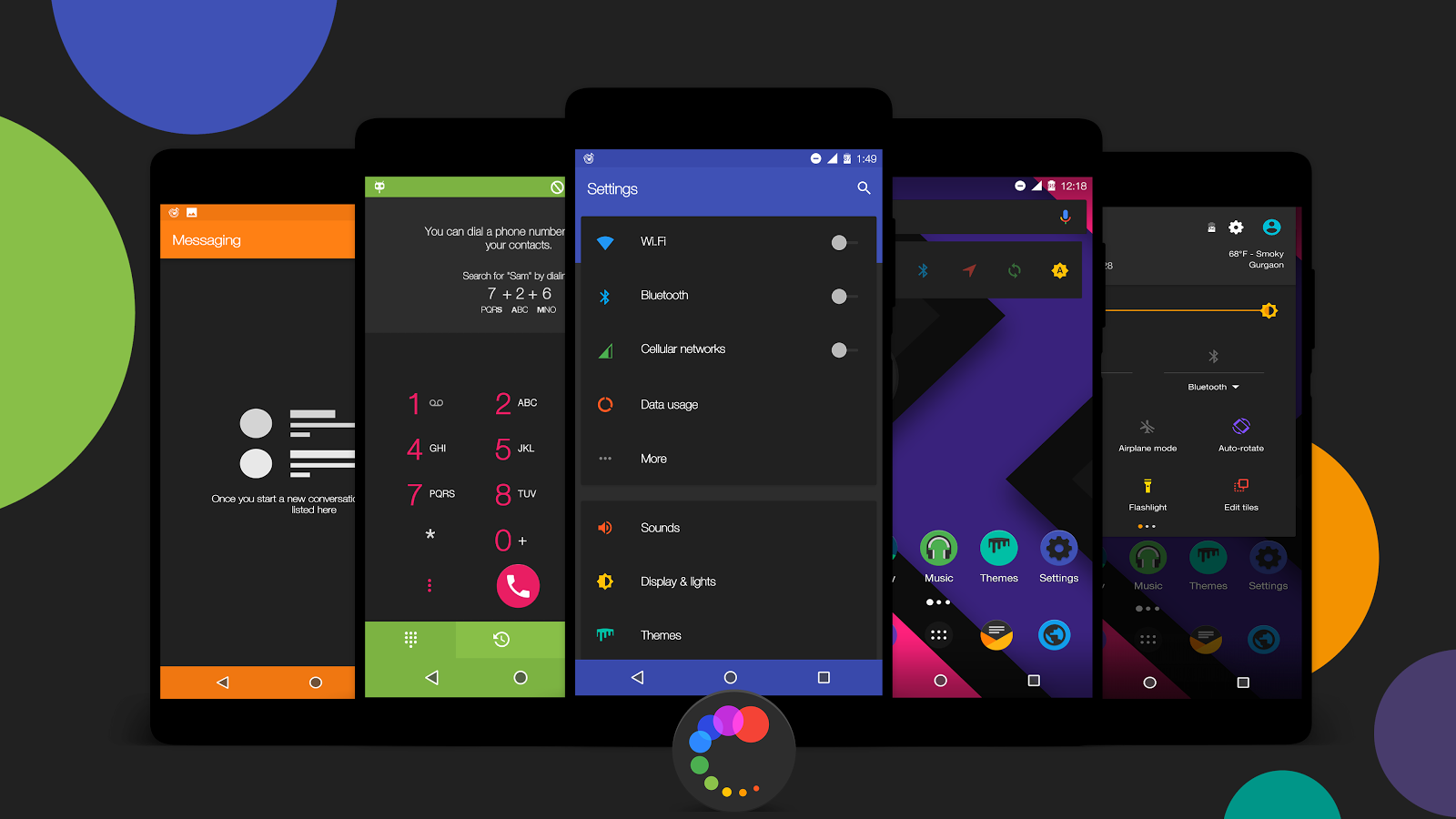 Colors Dark - CM12.1/13 Theme