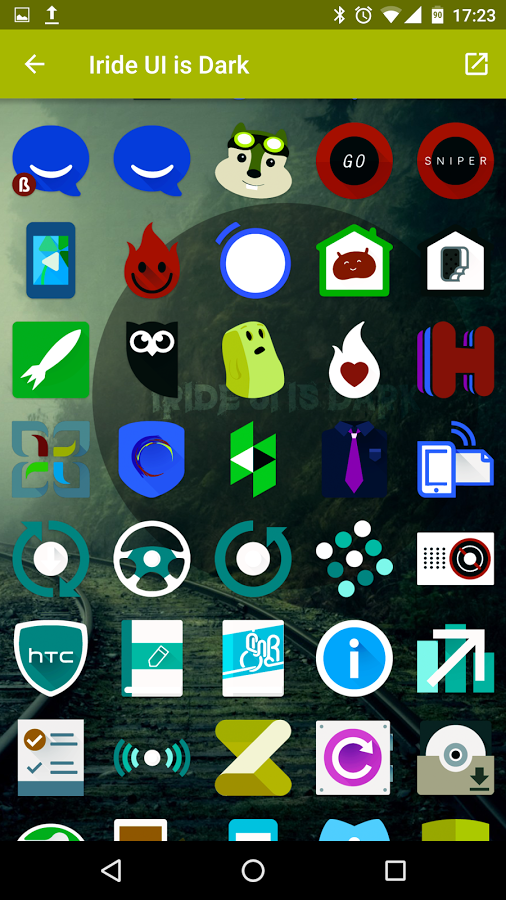 Iride UI is Dark - Icon Pack