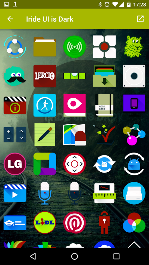 Iride UI is Dark - Icon Pack