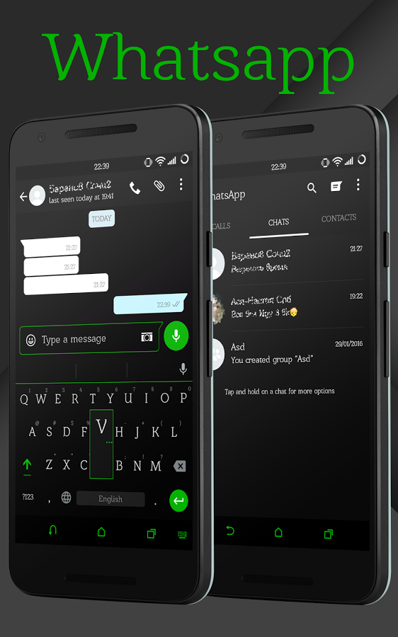 Sense Black/Green cm13 theme