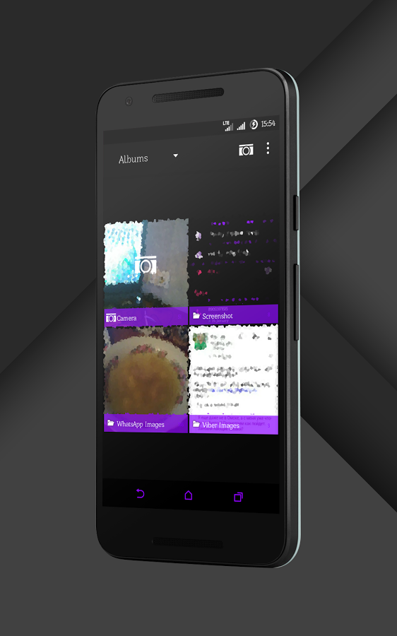 Sense Black/Purple cm13 theme