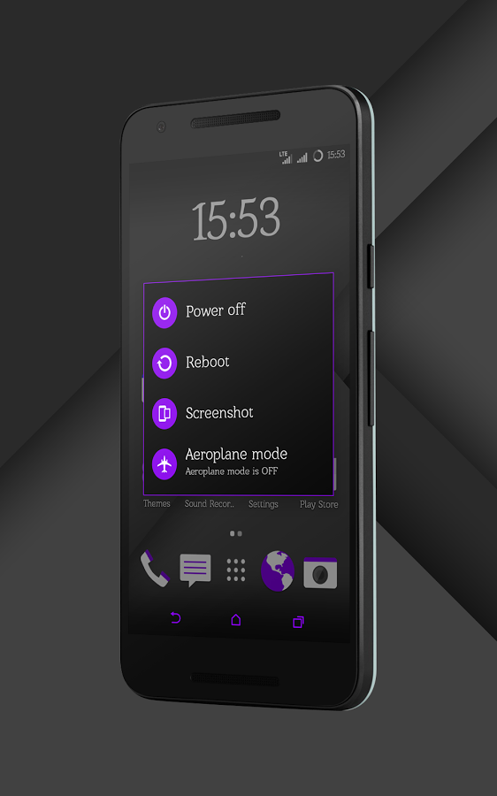 Sense Black/Purple cm13 theme