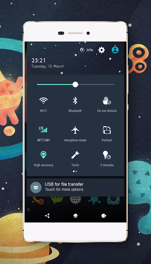 Space cm13 cm12 theme