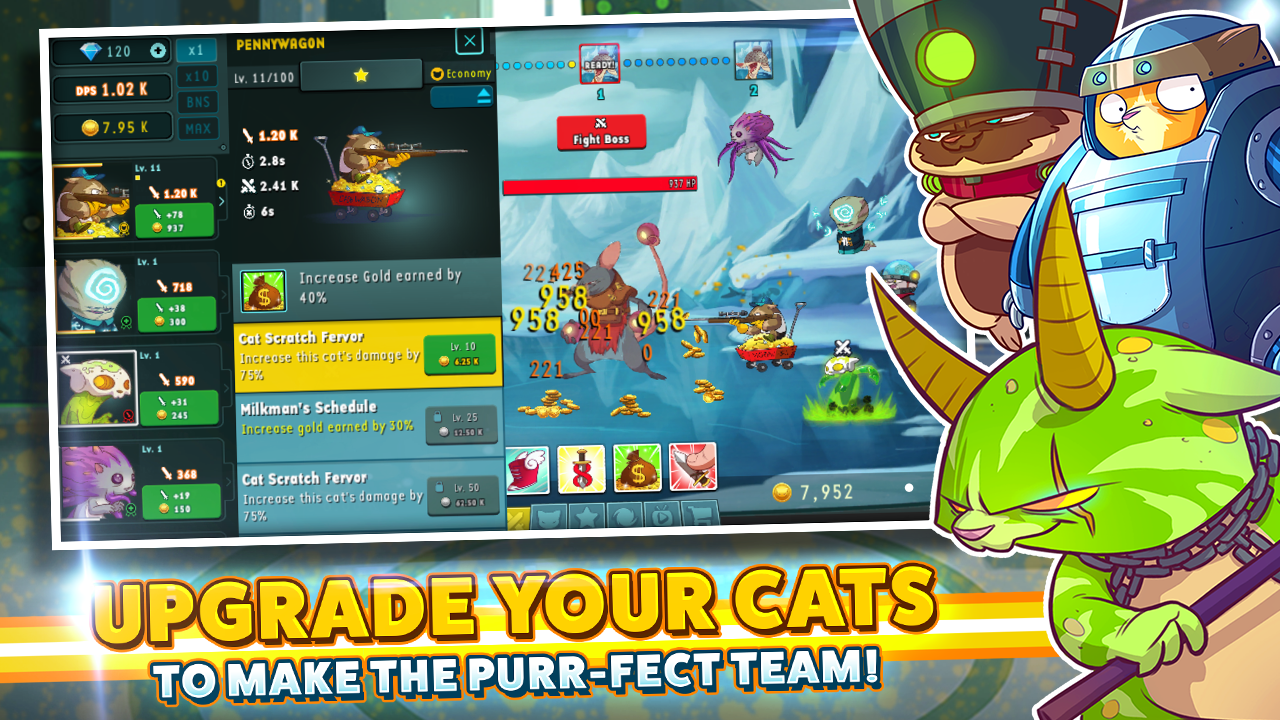 Tap Cats: Idle Warfare