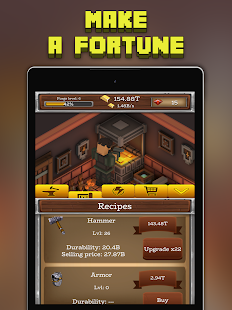 ForgeCraft - Idle Tycoon. Crafting Business Game. (Mod Money