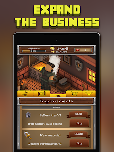 ForgeCraft - Idle Tycoon. Crafting Business Game. (Mod Money