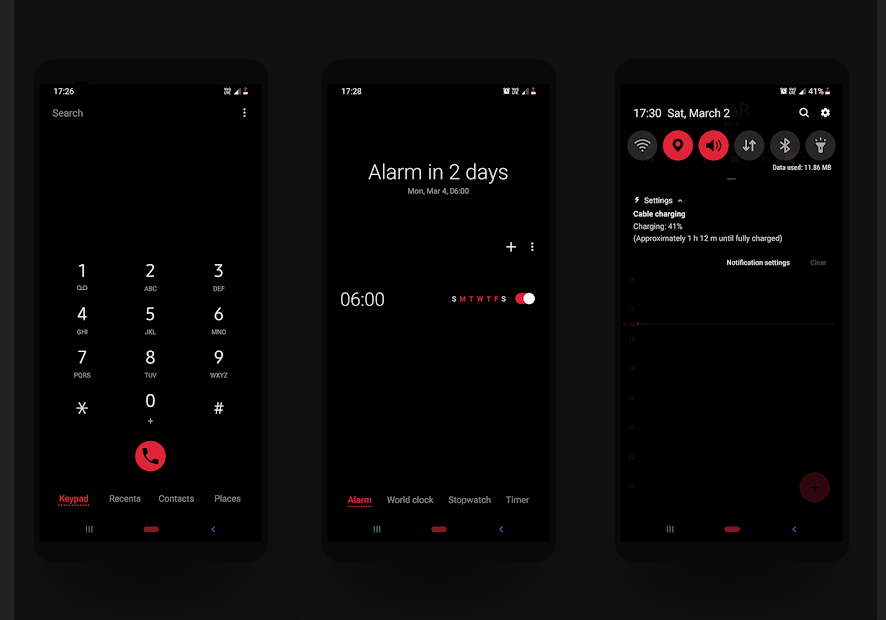 PitchBlack S - Samsung Substratum Theme Oreo/OneUI