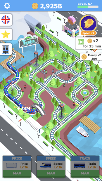 Idle Sightseeing Train - Game of Train Transport(Mod Money)