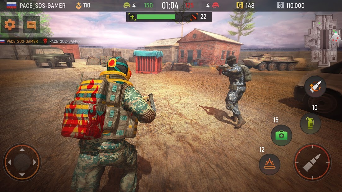 Striker Zone Mobile: Online War Shooting Games