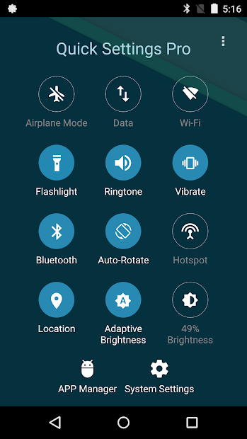 Super Quick Settings Pro - Toggles & AD Free