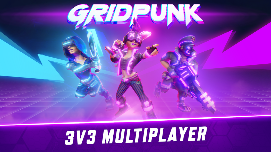 Gridpunk Battle Royale 3v3 PvP