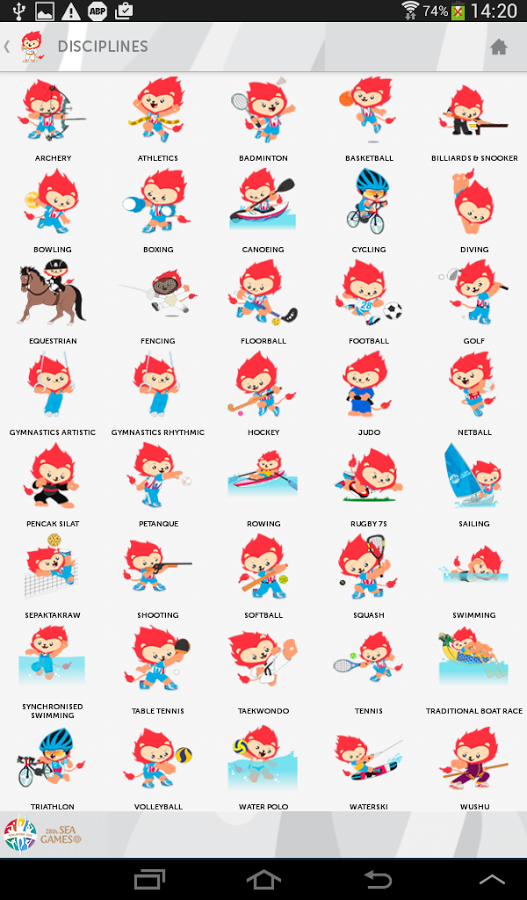 28th SEA Games Results