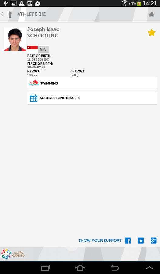 28th SEA Games Results