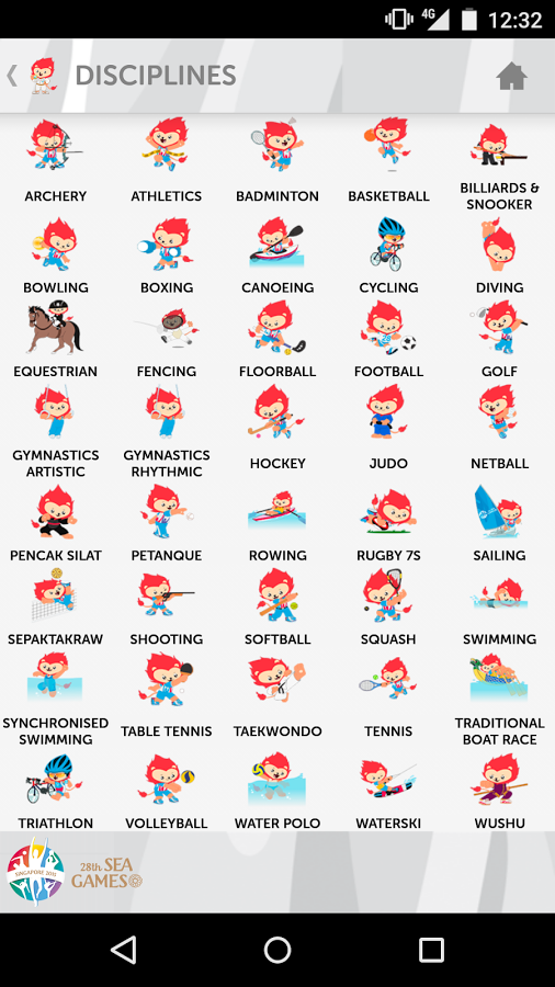 28th SEA Games Results