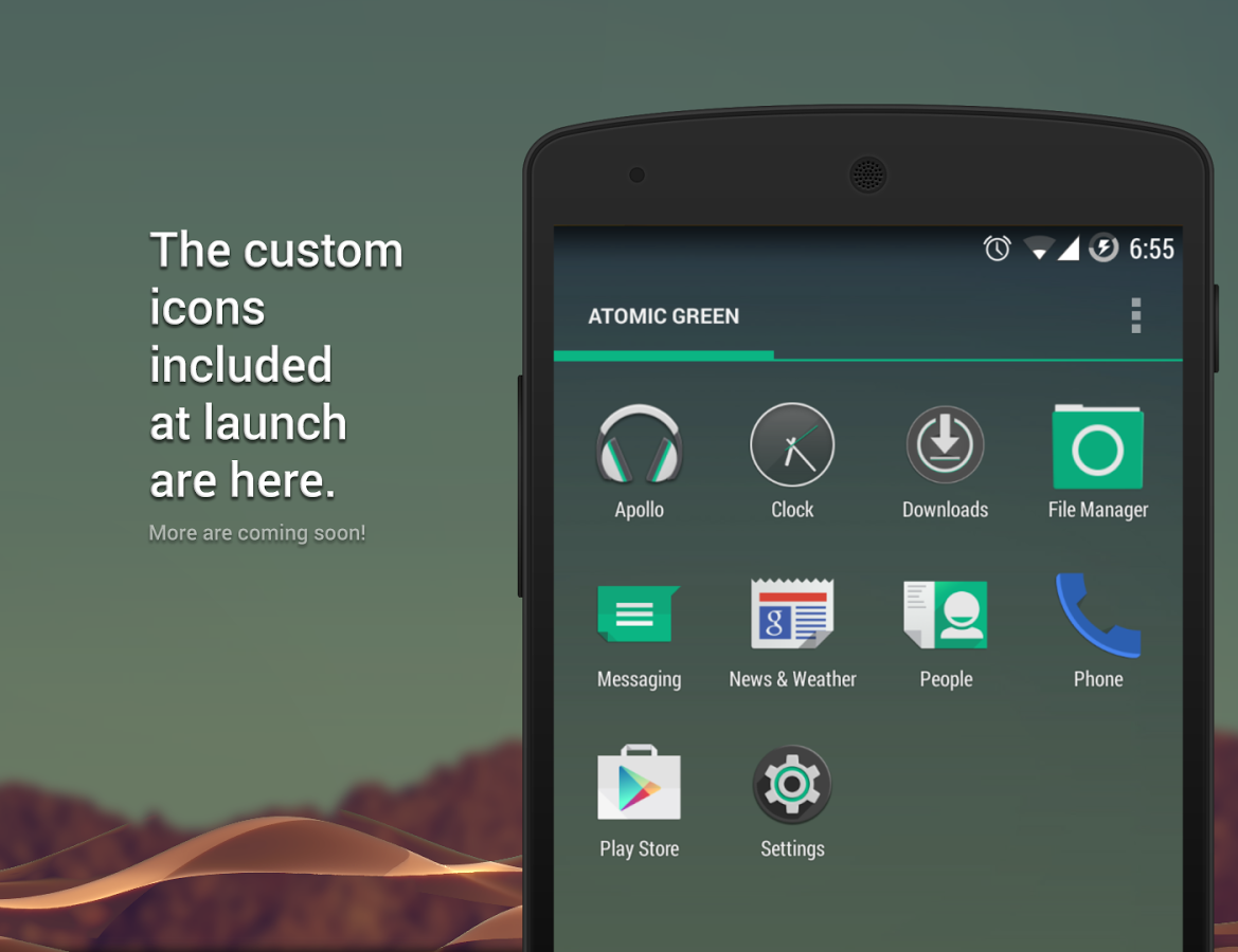 Atomic Green CM11 CM12 Theme