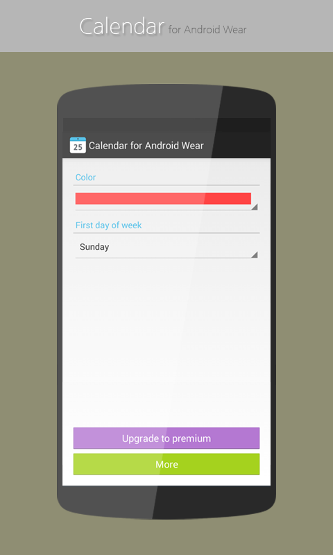 Calendar for Android Wear