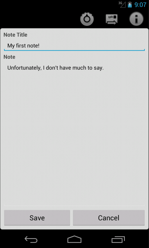 Clear Note Widget Sticky Notes