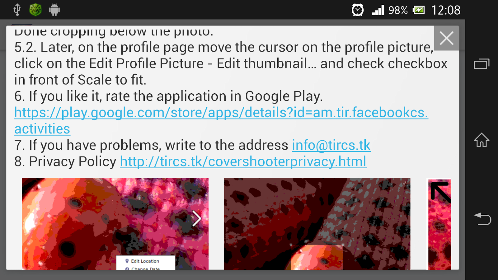 Cover Camera for FB