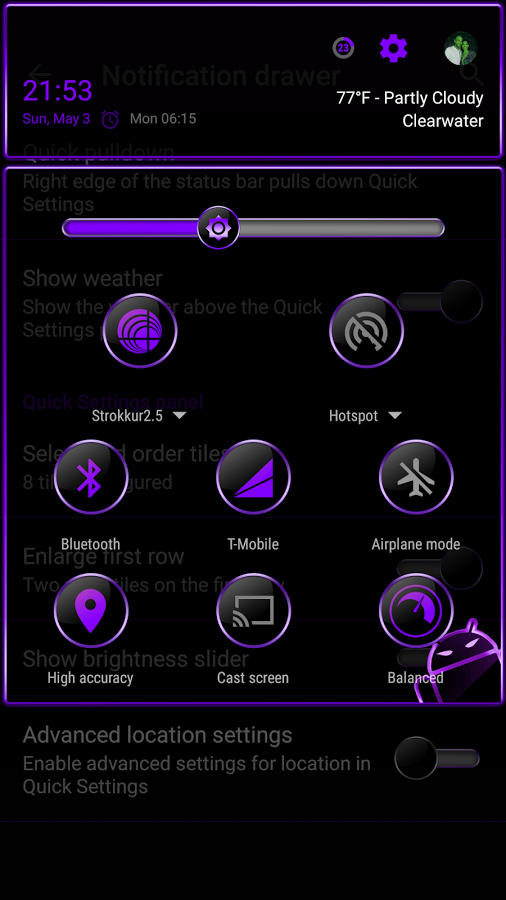 DeepPurple CM11 & CM12 Theme