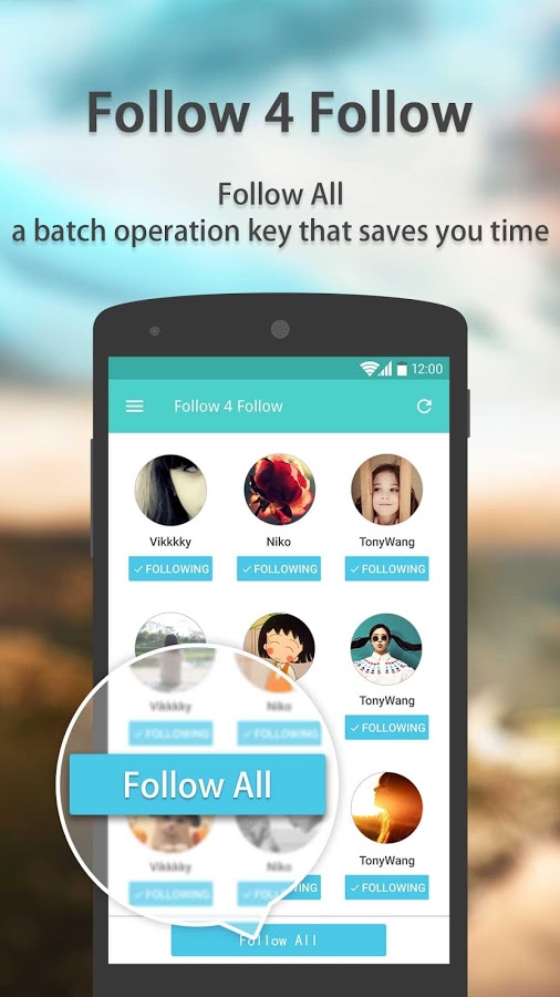 F4F-Get Follower for Instagram