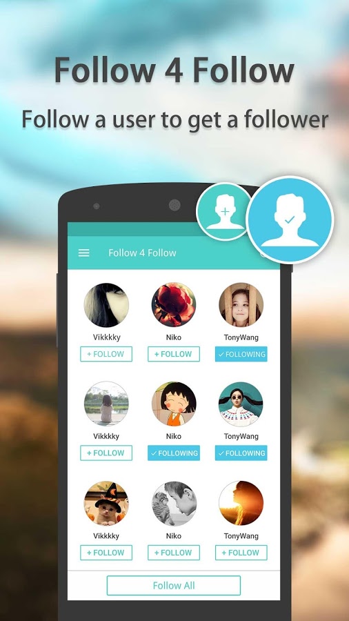 F4F-Get Follower for Instagram