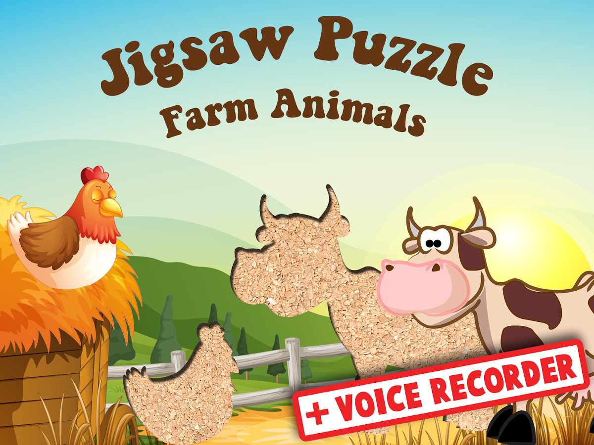 Farm Animals Puzzle Kids Game